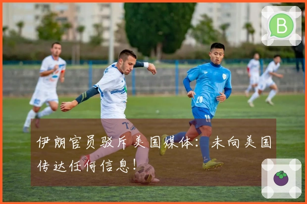 伊朗官员驳斥美国媒体：未向美国传达任何信息！